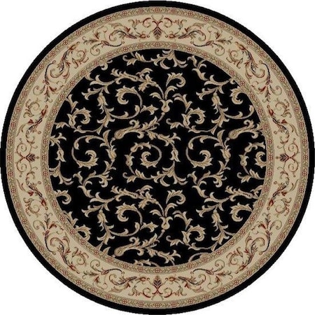 Concord Global Trading Concord Global 43933 2 ft. 7 in. x 4 ft. Jewel Veronica - Black 43933